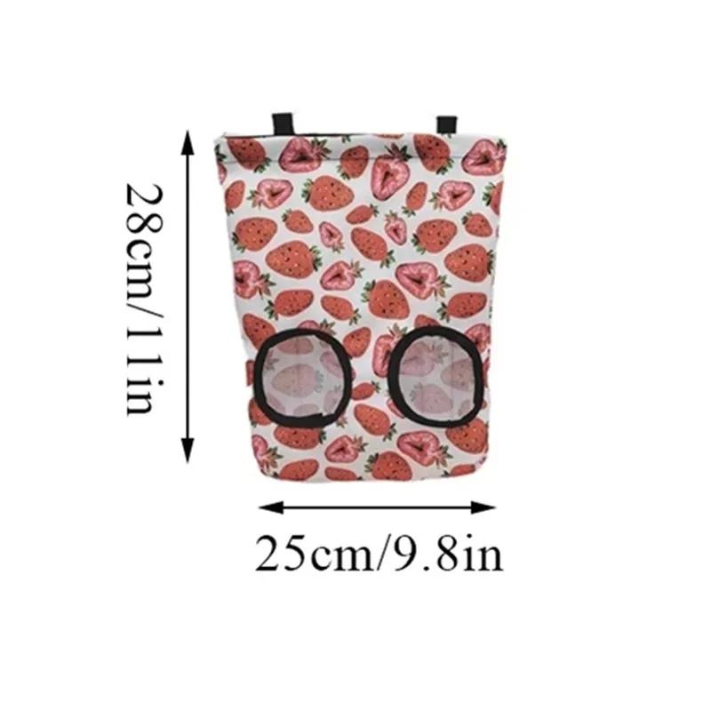 Fütterbeutel für Kaninchen, Meerschweinchen, Hamster, Maulwurf, Futterstrohbeutel, Futterspender für Kleintiere, Futterbeutel, Heimtierbedarf