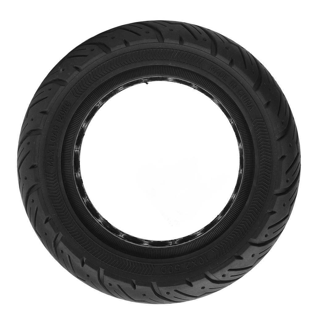 10X2.50 Electric Scooter Solid Tire Rubber Anti Slip Explosion Proof D Slot Honeycomb Solid Tire for Replacement