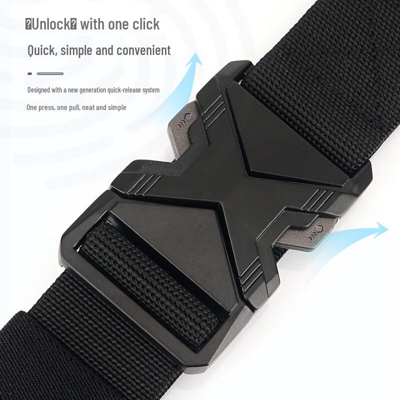 Aowei Men's Outdoor Tactical Elastic Nylon Belt