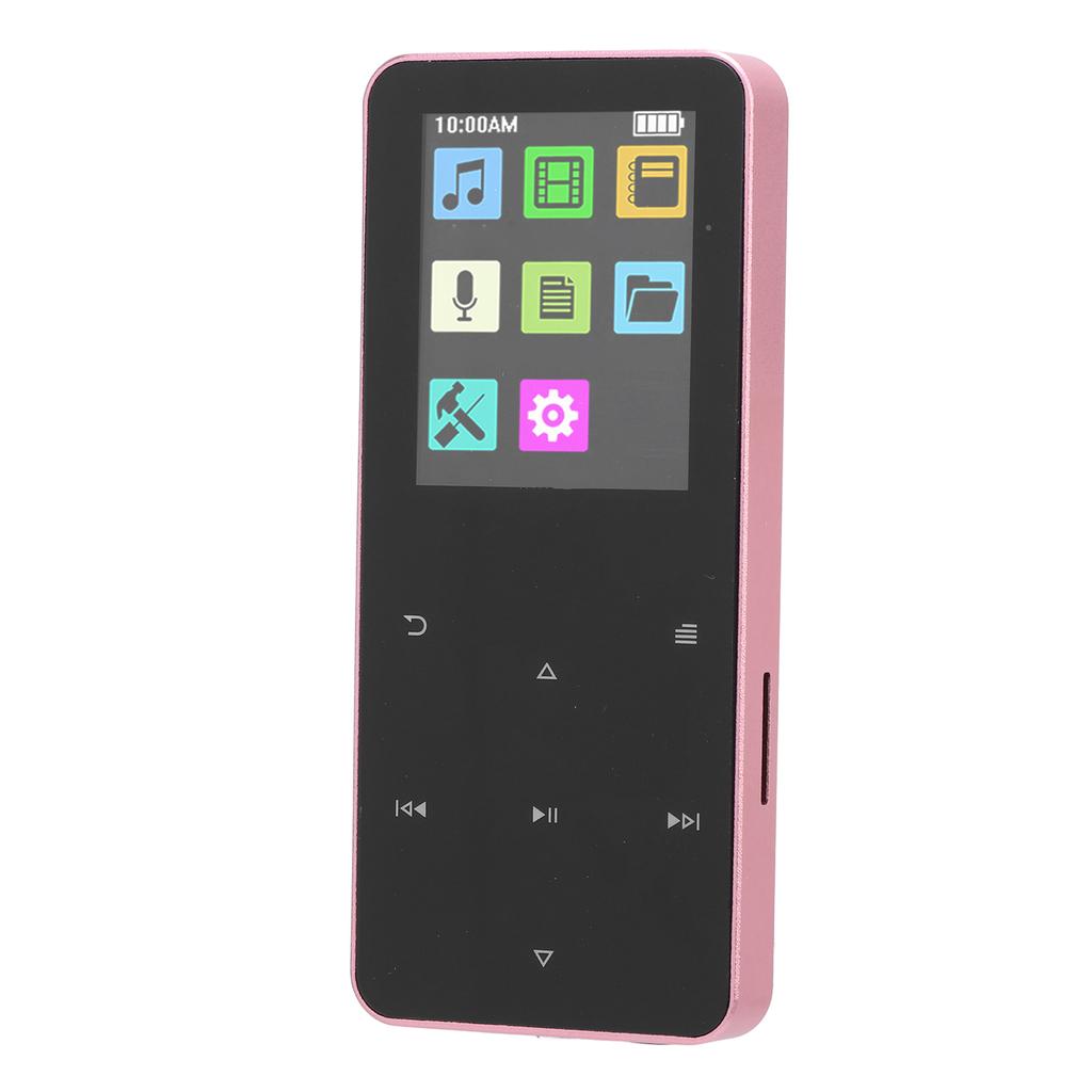 MP3 Player 1.8 Inch TFT Touch Screen HiFi Lossless Sound Bluetooth Electronic Book 8H Working Time MP3 Music Player for