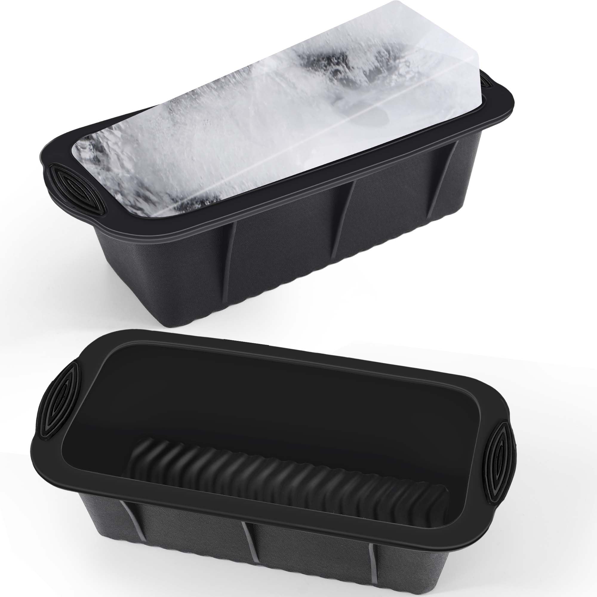 Extra Large Ice Block Mold,2Pcs Large Ice Molds for Ice Bath,Silicone Ice Cube Molds for Cold Plunge Or Coolers