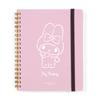 Sanrio My Melody Ring Calm Color Stationery 14 x x 502863 Notebook, Series, Character, 1.5 18.2 cm,