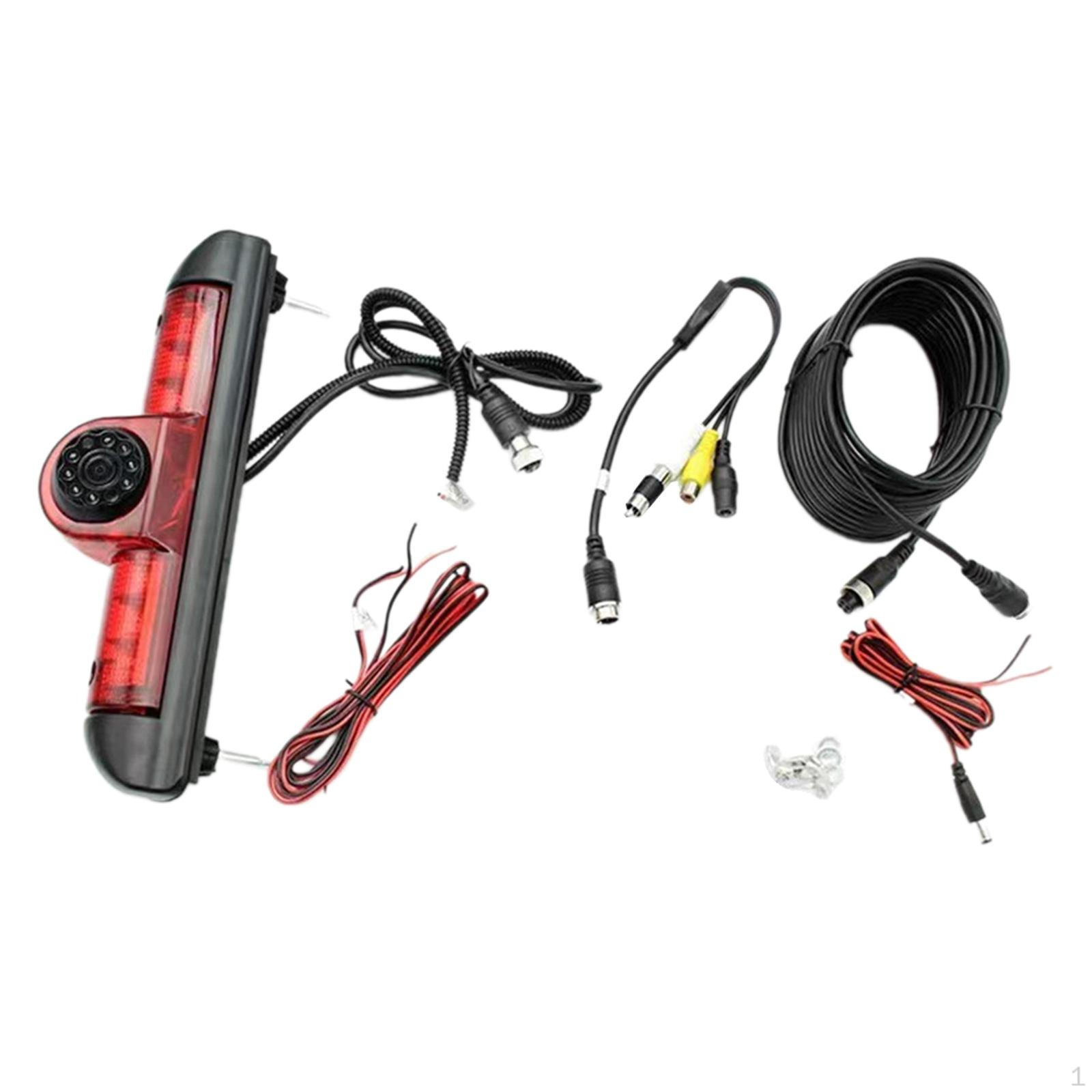 

Универсальная камера заднего вида с 3-й стоп-сигналом для автофургона Простая установка Подложка