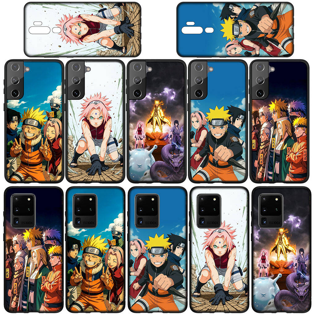 Phone Case for iPhone 17 15 16 Plus Redmi Note 14 12 11 13 Pro Max Huawei P30 P20 Lite OPPO A60 A40 A80 A54 Haruno Sakura Sasuke Kakashi Narutos Cover