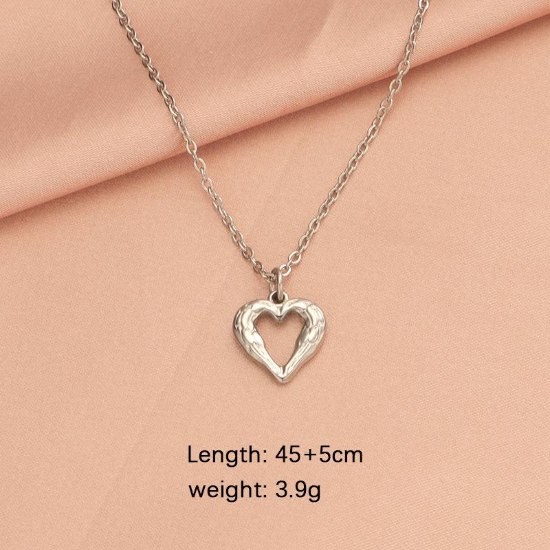 

Stainless Steel DIY Heart Pendant Necklace - Couple & Bestie Gift