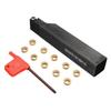 Face Milling SRAPR1616H10 Lathe Tool Holder+10Pcs RPMT10T3MO Carbide Rt