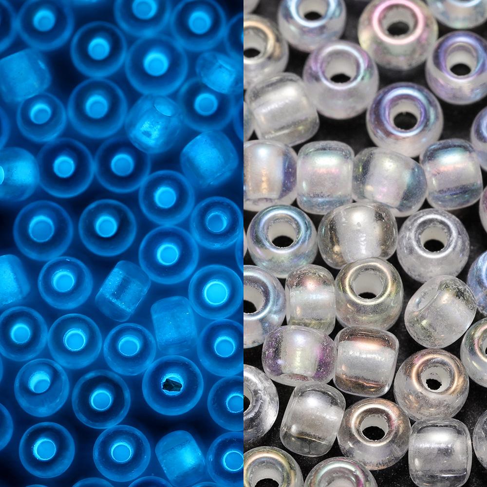 600Pcs/Lot 3mm Colorful Luminous Beads Glass Seed Loose Spacer Beads for DIY Earrings Necklace Bracelet Jewelry Accessories