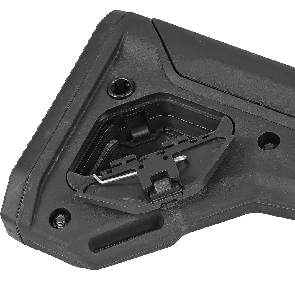Ryohin Buhin UBR Gen.2 Collapsible Stock for M4 Series Electric Guns, Replica Rifle Stock, Polymer, Extendable, with Storage Space