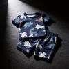 Malwee Boy Summer Casual Cotton T Shirt Shorts Set For Kids 3 -8 Years Old