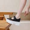Mesh thick-soled women's breathable Velcro sandals 2025 summer new Mary Jane shoes lace edge niche design sense