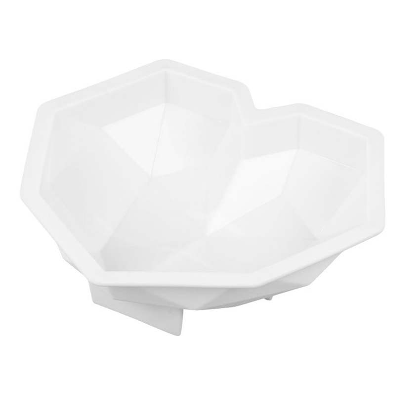 Creative DIY Heart Shaped Silicone Baking Mold