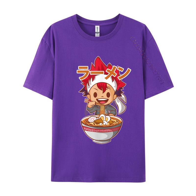 Ramen Food Wars Tops Tees Tops T Shirt Ramen Food Wars Lovers Day Cotton Fabric Mens T-shirts 3D Printed Company