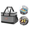 Soft Cooler Bag With Hard Liner Large Insulated Picnic Lunch Bag Box Cooling Bag For Camping Bbq Family Outdoor Activities