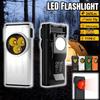 LED Flashlight Portable Keychain Torch Type-C Rechargeable Work Light with Magnet for Camping Hiking and Emergency Use