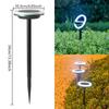 Waterproof Solar Garden Lights: Outdoor Courtyard, Lawn, Flower Bed Decoration with Ground Stake & Sensor