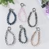 Detachable Crystal Bead Pendant Glitter Wrist Crystal Chain Stylish Bag Pendant  for Women Girls