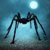 Halloween-Dekoration riesige Spinne, geeignet für Gartenrasen und Innenraum-Dekorationsrequisiten, Party-Streich-Simulations-Plüschspinne