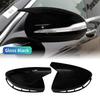 Glossy Black Mirror Cover Caps For Mercedes E GLC S C Class W205 W213 X253 W222 W238 ABS Car Exterior Accessories