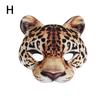 Halloween Maskerade Party Cosplay Kostüm Lustige Party Decor Halbe Gesicht Maske 3D Tiger Schwein Bunny