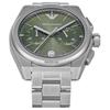 Emporio Armani Minimalist Business Series Watch Quartz Movement Stainless Steel Strap 42Mm Green Dial Men watches AR11640