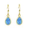 European Style Water Drop Opal Earrings
