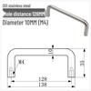 Solid 304 Stainless Steel U-Shaped Cabinet Handle