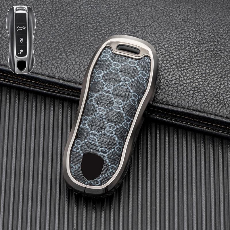 Porsche 911, Cayenne, Panamera, Macan, Taycan Metal Key Case - New Energy Series