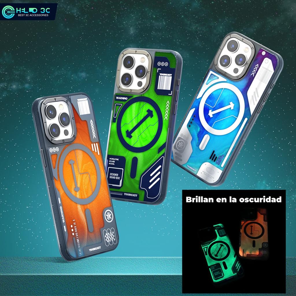 Shining In Dark Youngkit Quicksand Magnetic Case Compatible with Iphone 17/16 Shockproof for Iphone 16 Pro Max Case for Iphone 17 Pro Max Case