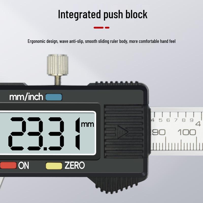 Mountain Measurement Precision Digital Caliper - Stainless Steel Inner Groove Width Tool