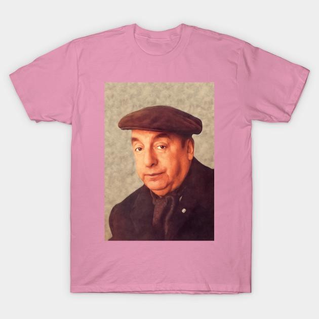 T Shirt damski Pablo Neruda legenda literacka Harajuku drukuj Kawaii Tshirt letnia koszulka damska z krótkim rękawem Top Tee