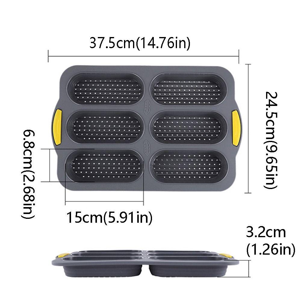 Non-Stick Silicone Baking Mold Food Grade Silicone Bake Tray Practical Bread Mould  DIY Kitchen