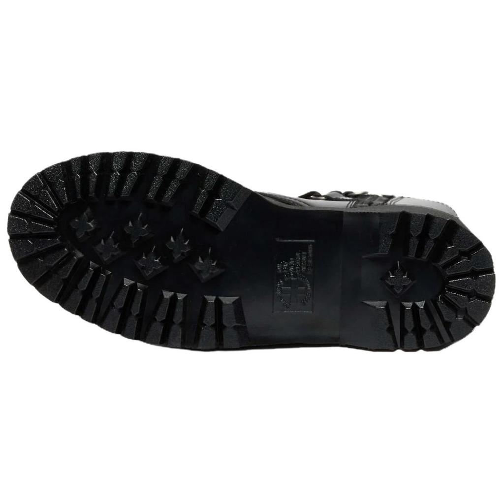 Dr. Martens Jadon Series Hi Leather Versatile Comfortable Boots 5cm Unisex boots Black 42094001