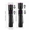365/395nm UV Flashlight Zoom 5W Type C USB Rechargeable Black Light for Resin Curing, Pet Urine Detection, Scorpion with Battery