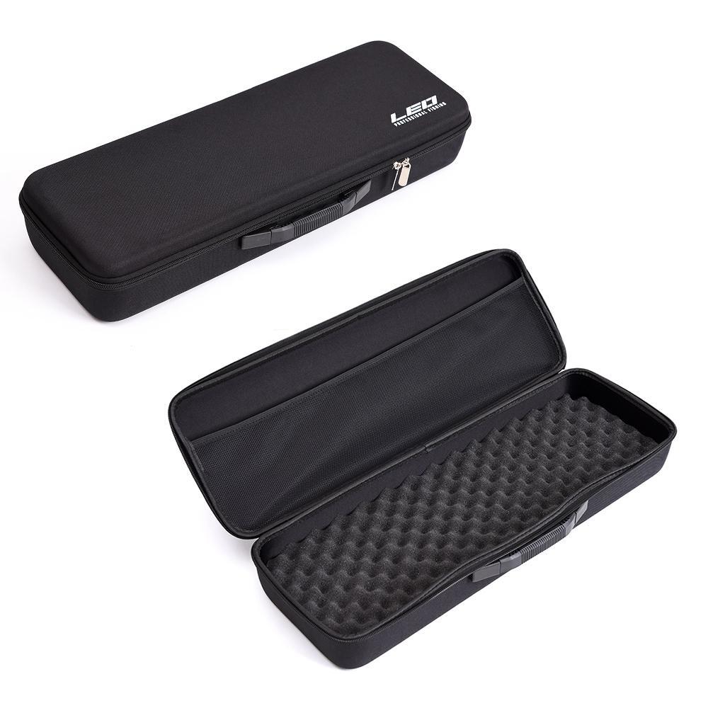 Portable Fishing Bag Case EVA Shockproof Fishing Rod and Reel Carry Bag Fishing Pole Storage Bag Case Fishing Hunting Tackle Tool Gear Organizer
