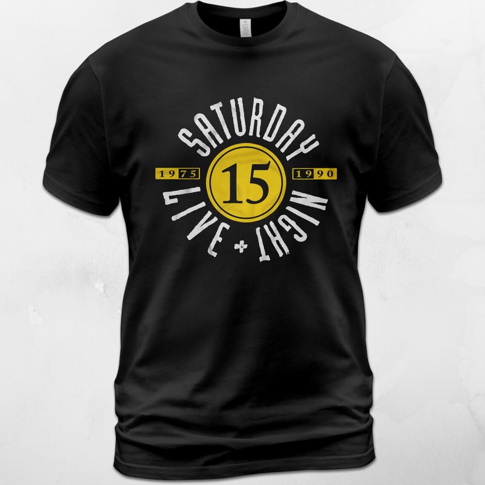 Unisex Cotton T-Shirt Saturday Night Live SNL 15 Years Anniversary 1975 Unisex T-Shirt S
