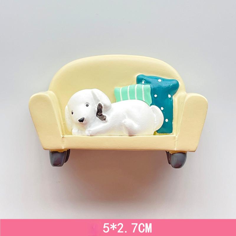 Kawaii Korean Style Dog Fridge Magnets Wedding Gifts Home Decor Fridge Stickers Children Toys Festival Gifts Blackboard Stickers