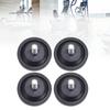 4pcs Black Furniture Leveling Feet M10 Thread Rubber Feet Bumpers  Noise Reduction
