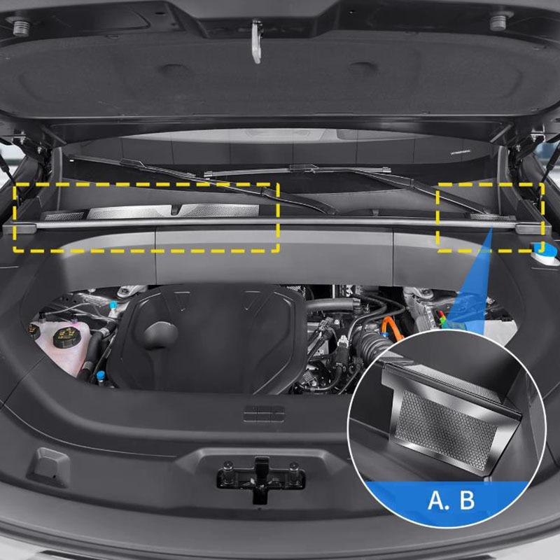 For Geely Galaxy M9 2025 2026 Hood Air Intake Dust Covers Engine Bay Vents Protective Mesh Modification Accessories