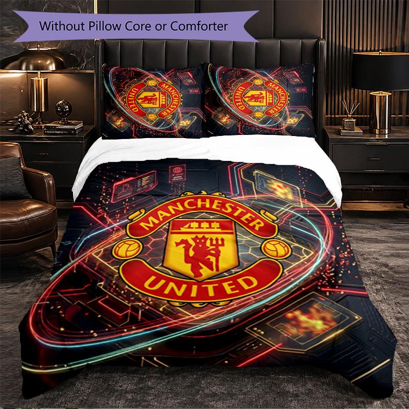 Manchester United Raksts 3 Daļu Gultasveļas