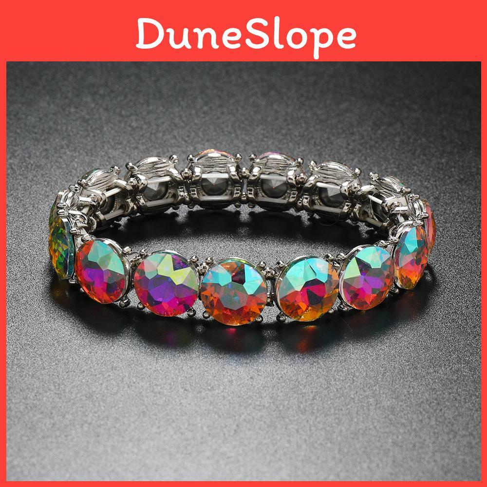 European Style Crystal Waterdrum Bangle For Women Fashion Accessory