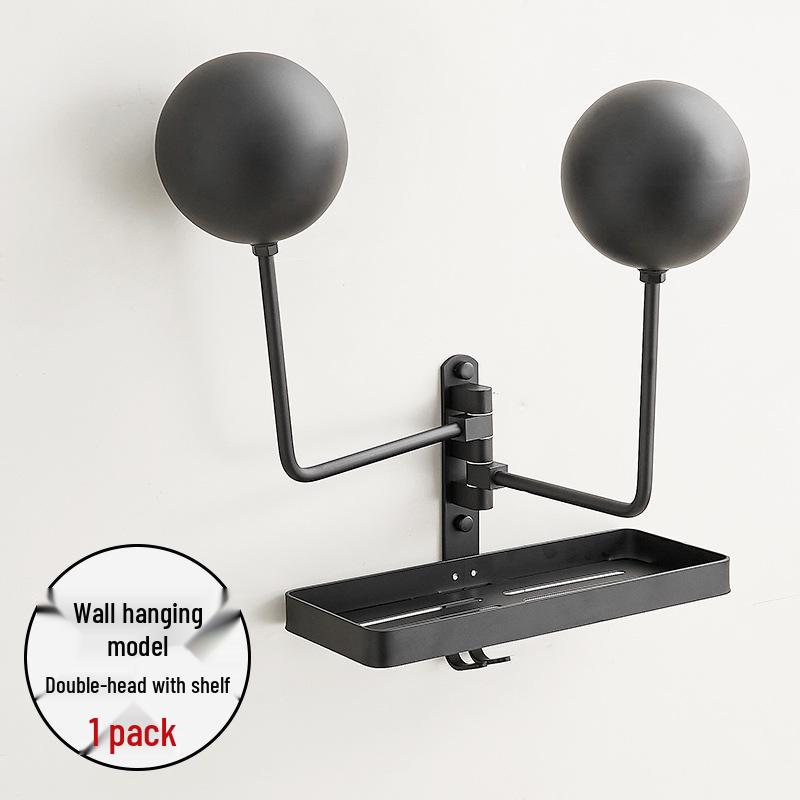 Punch-free Wall-mounted Helmet & Hat Storage Rack for Various Holders