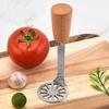 Potato Masher Wooden Handle Thicken Stainless Steel Sweet Potatoes Mashing Tool Crusher Pusher Kitchen Creative Gadget Ya828