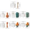Skeleton Head Silicone Molds for Candle Soap Gypsum Decorations, Halloween Candle Molds for Making Halloween Present