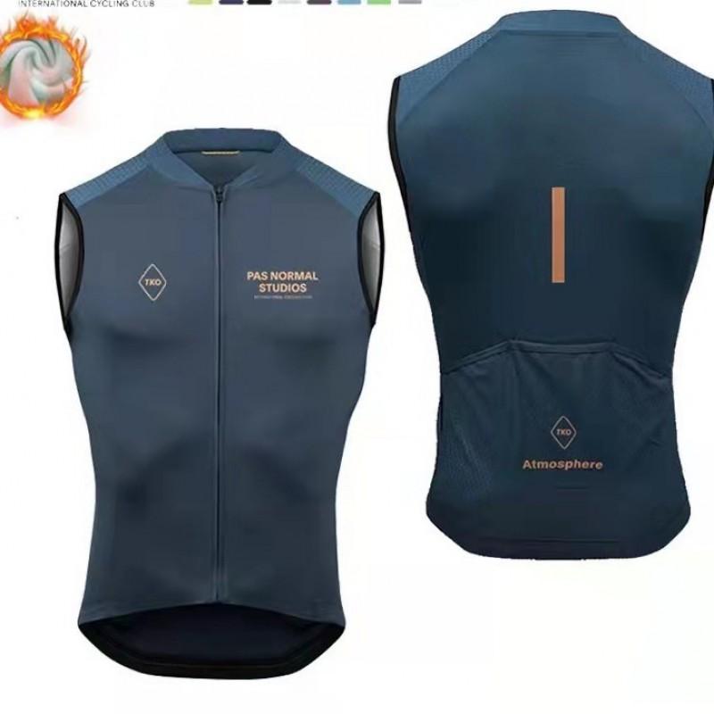 Fleece Vest Men Women Winter Cycling Jacket Windproof Warm Bike Outerwear