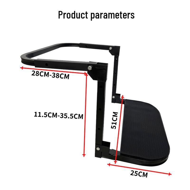 Folding Telescopic Car Roof Ladder Pedal for Off-Road SUV