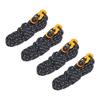 4Pcs 3mm Guy Lines Black 13.1ft Per One Reflective 573lb Load Bearing Tent Cords for Camping