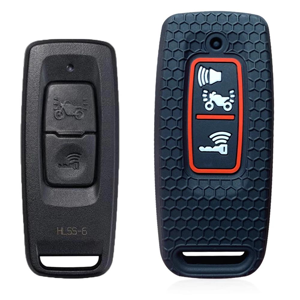 2021 Motor Key Cover Leather Key Case for Honda PCX160 PCX 160 Holder Keychain Motorcycles Key Protector Cap Accessories Skin