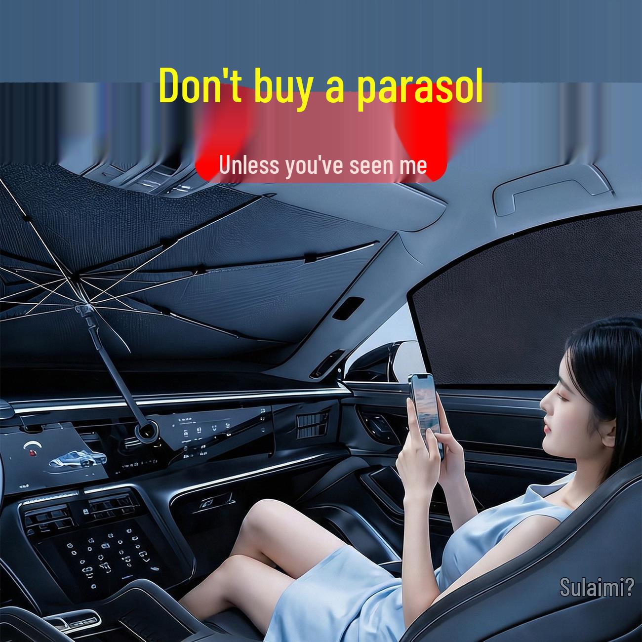 2026 New Model Car Sunshade Umbrella: Small Car Windshield Heat Insulation and Sun Protection Baffle Cover Geely Custom Package with Storage Case