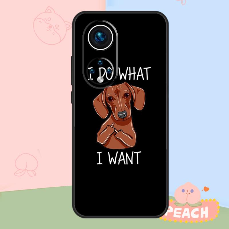 Dogs Dachshund Cute Case For Honor Magic 5 6 7 8 Lite Honor 400 Pro 200 50 70 90 X8c X9a X9b X9c X9d Win RT Cover