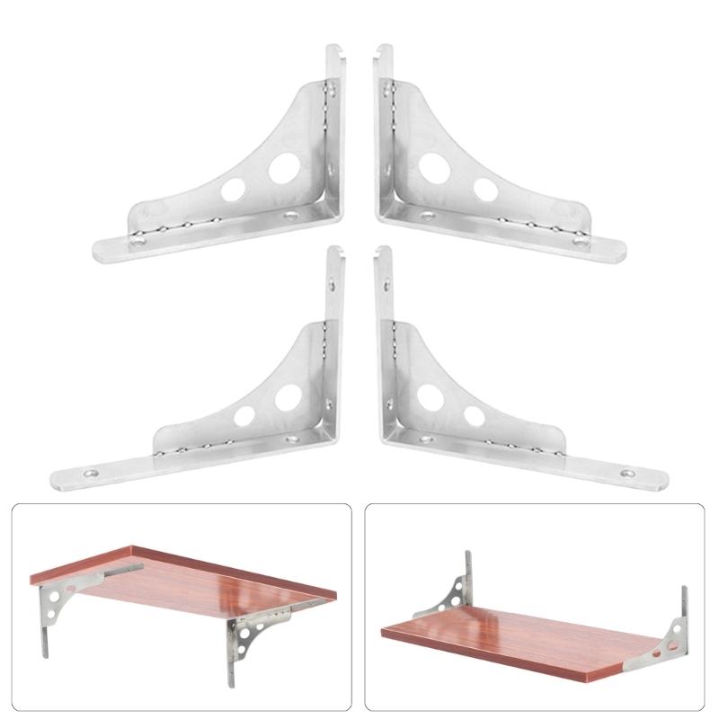 Heavy Duty Square  Wall Mount Bracket Easy Installation Space Saving Designs Wall Support Bracket for Kitchen Garage